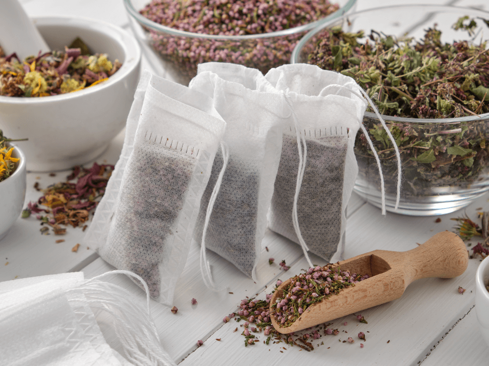 Summer Sun Tea with loose leaf herbal tea
