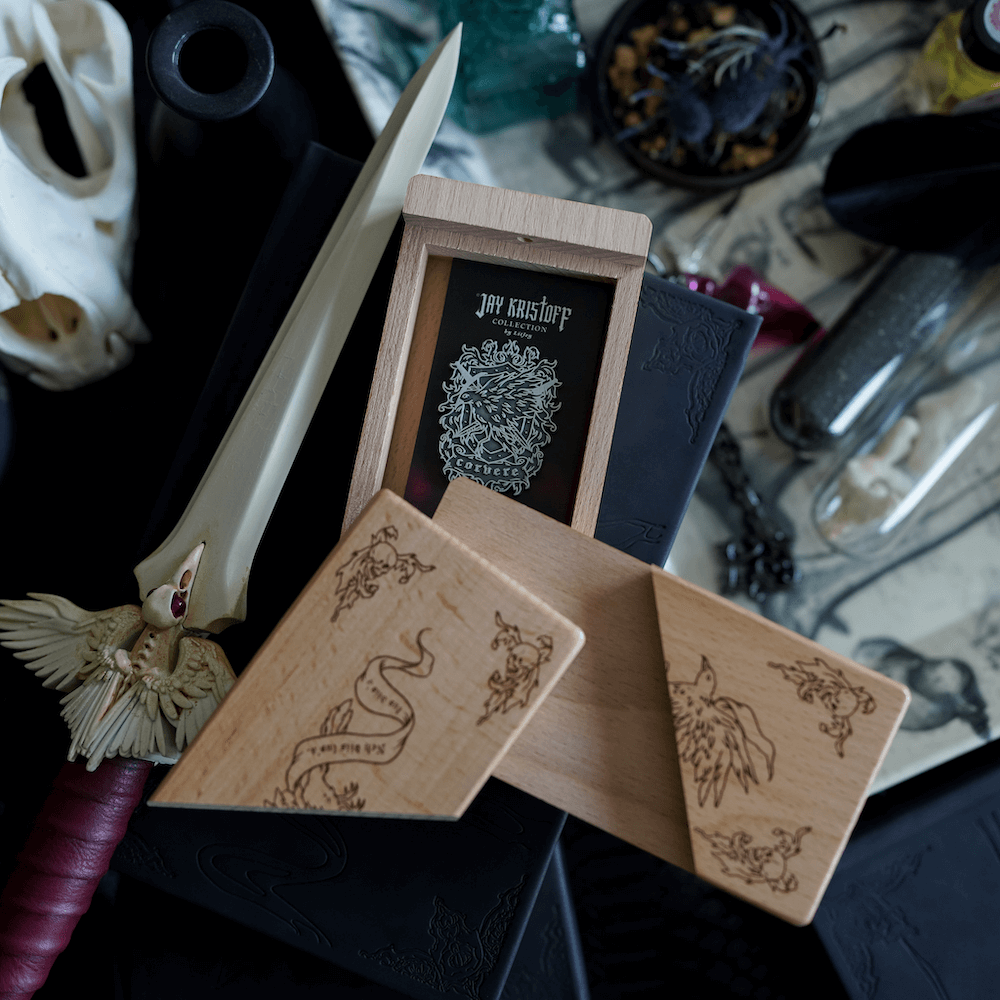 Corvere Family Puzzle Box and Brooch sold by LitJoy Crate