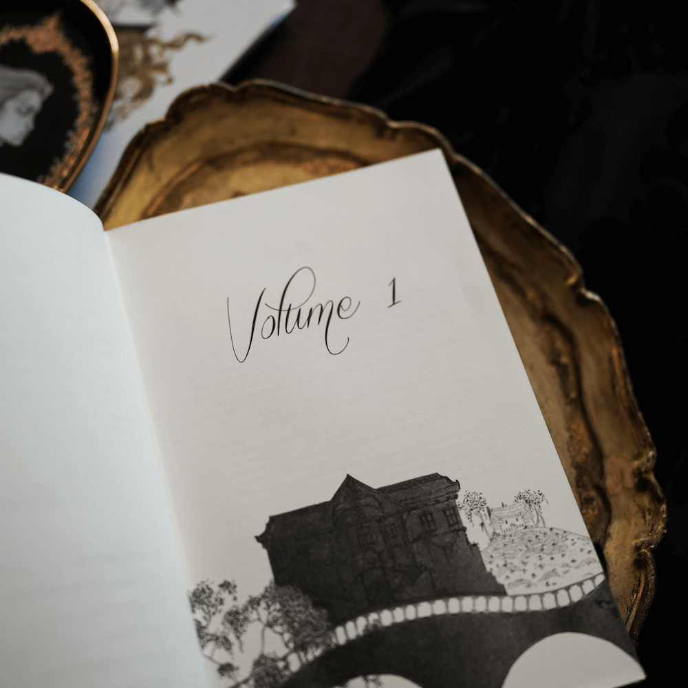 volume 1 page divider in LitJoy's Pride and Prejudice