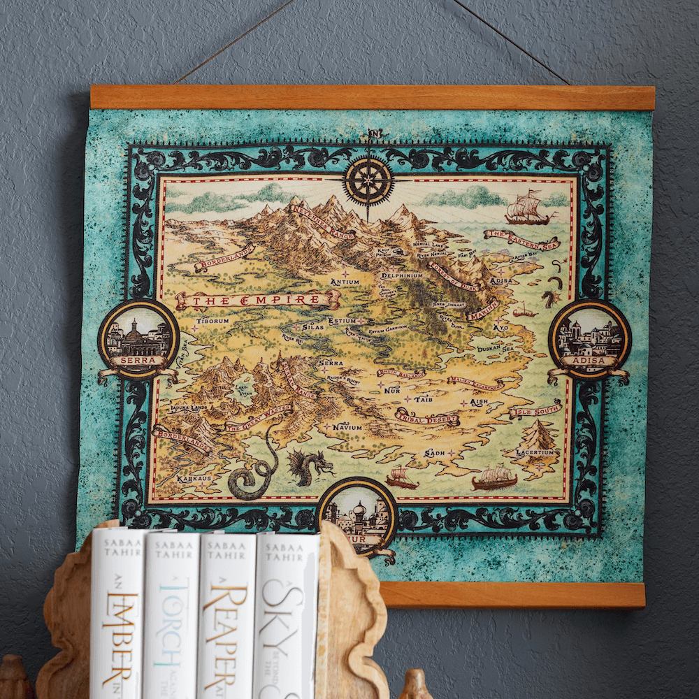 An Ember in the Ashes Map from LitJoy's officially licensed Sabaa Tahir