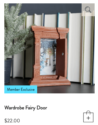 Wardrobe Fairy Door from the Lunacorn Store